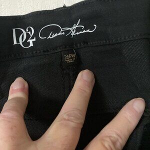 DG2 Diane Gilman black jeans 26wp